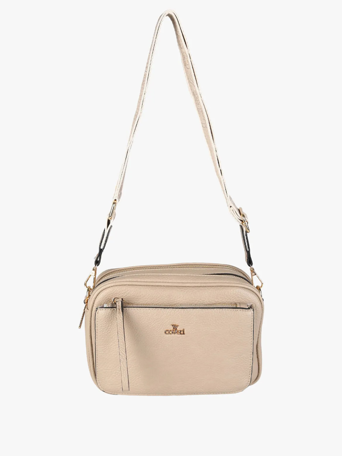 You Young Coveri Borsa a tracolla da donna in ecopelle - taupe