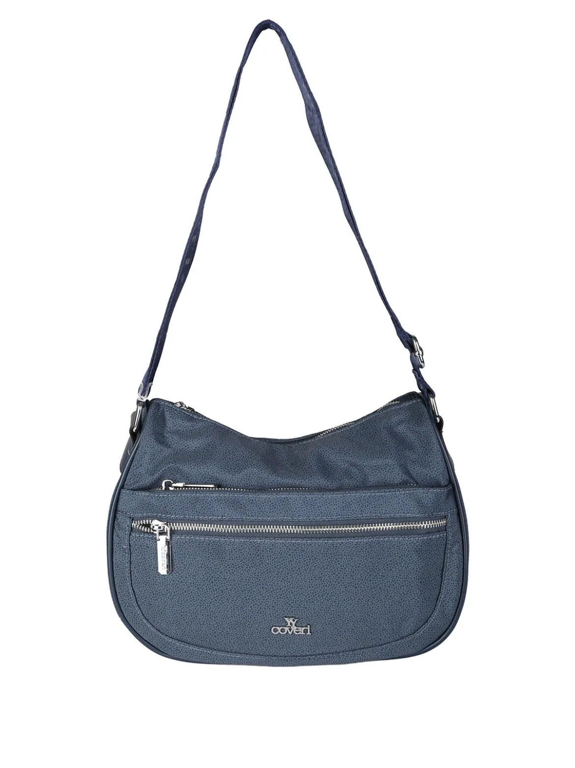 You Young Coveri Borsa a tracolla da donna in nylon - blu scuro