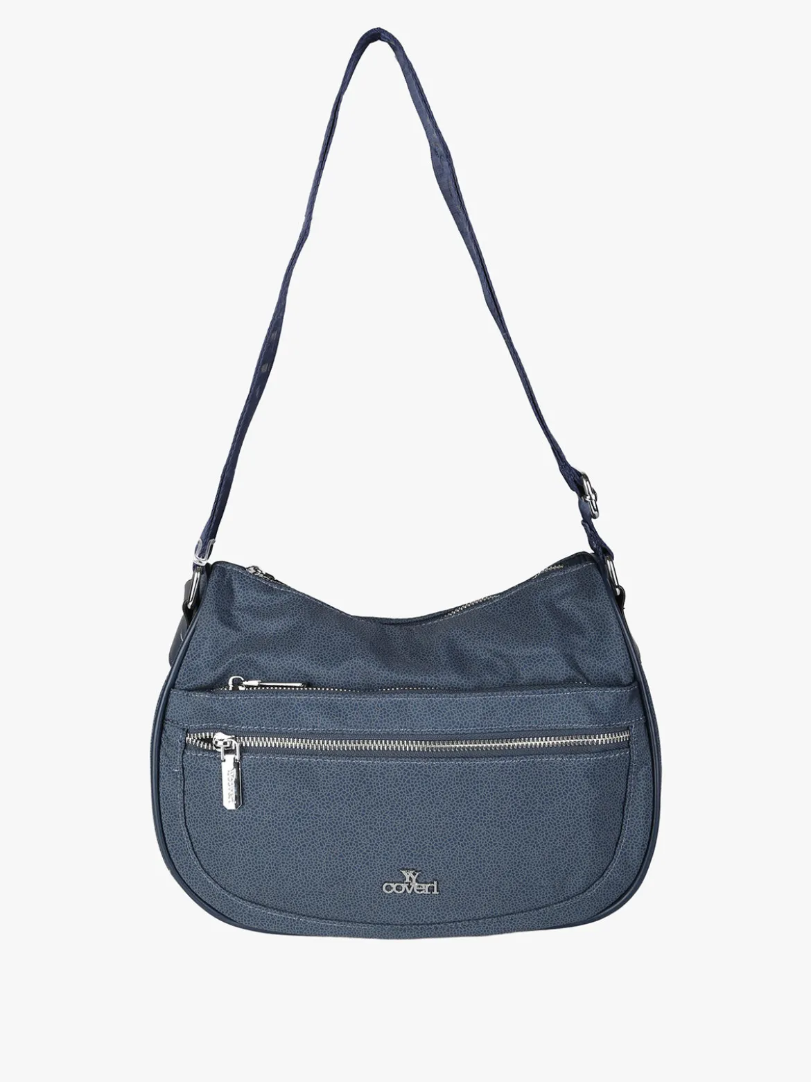 You Young Coveri Borsa a tracolla da donna in nylon - blu scuro