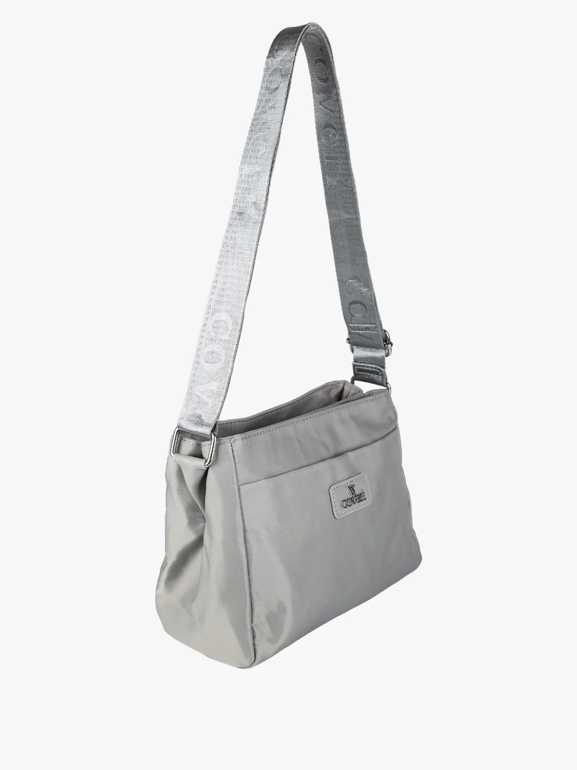 You Young Coveri Borsa a tracolla da donna in nylon - grigio