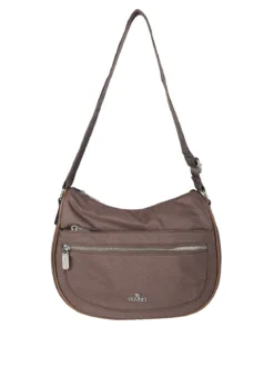 You Young Coveri Borsa a tracolla da donna in nylon - moro