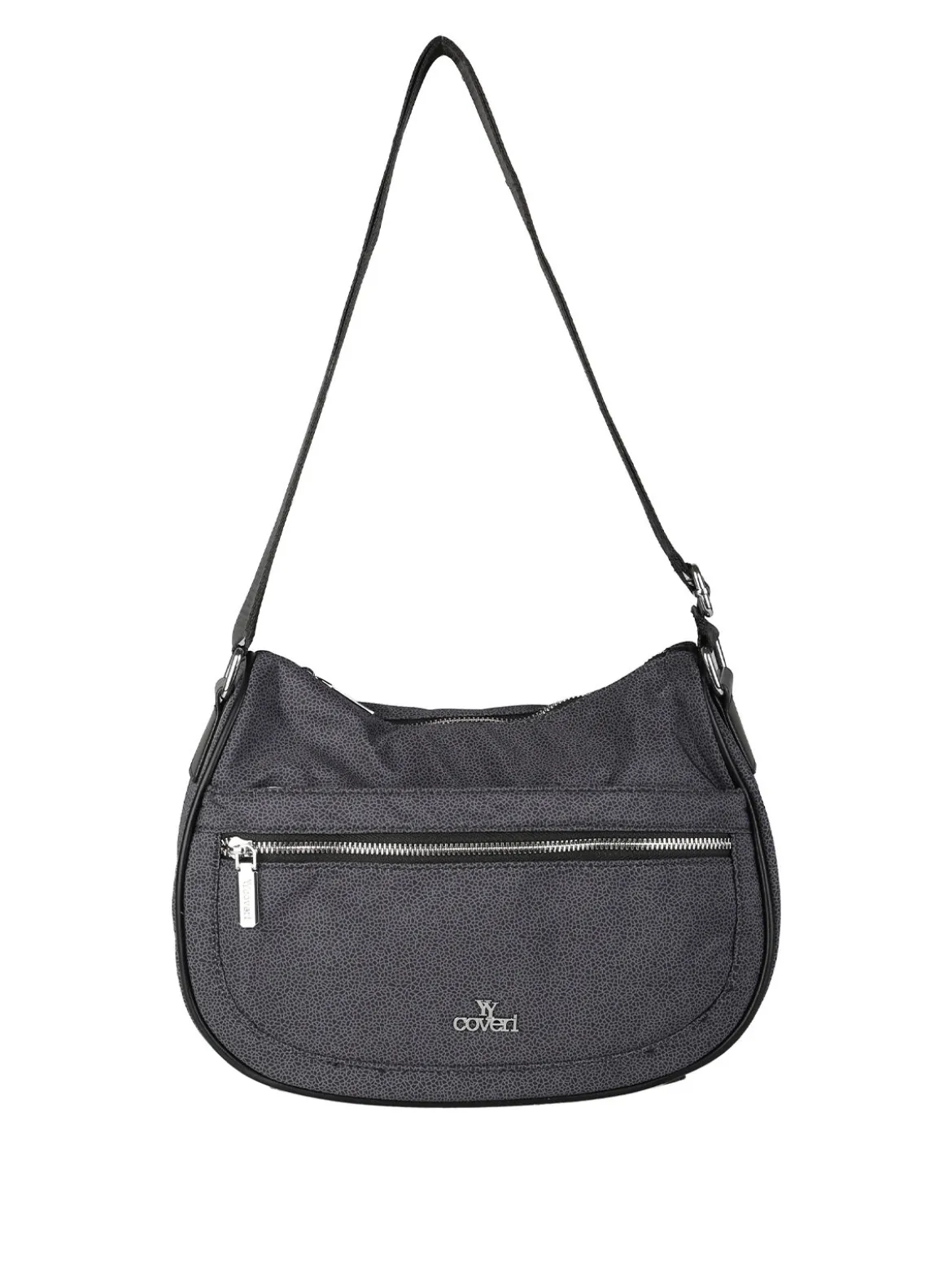 You Young Coveri Borsa a tracolla da donna in nylon - nero