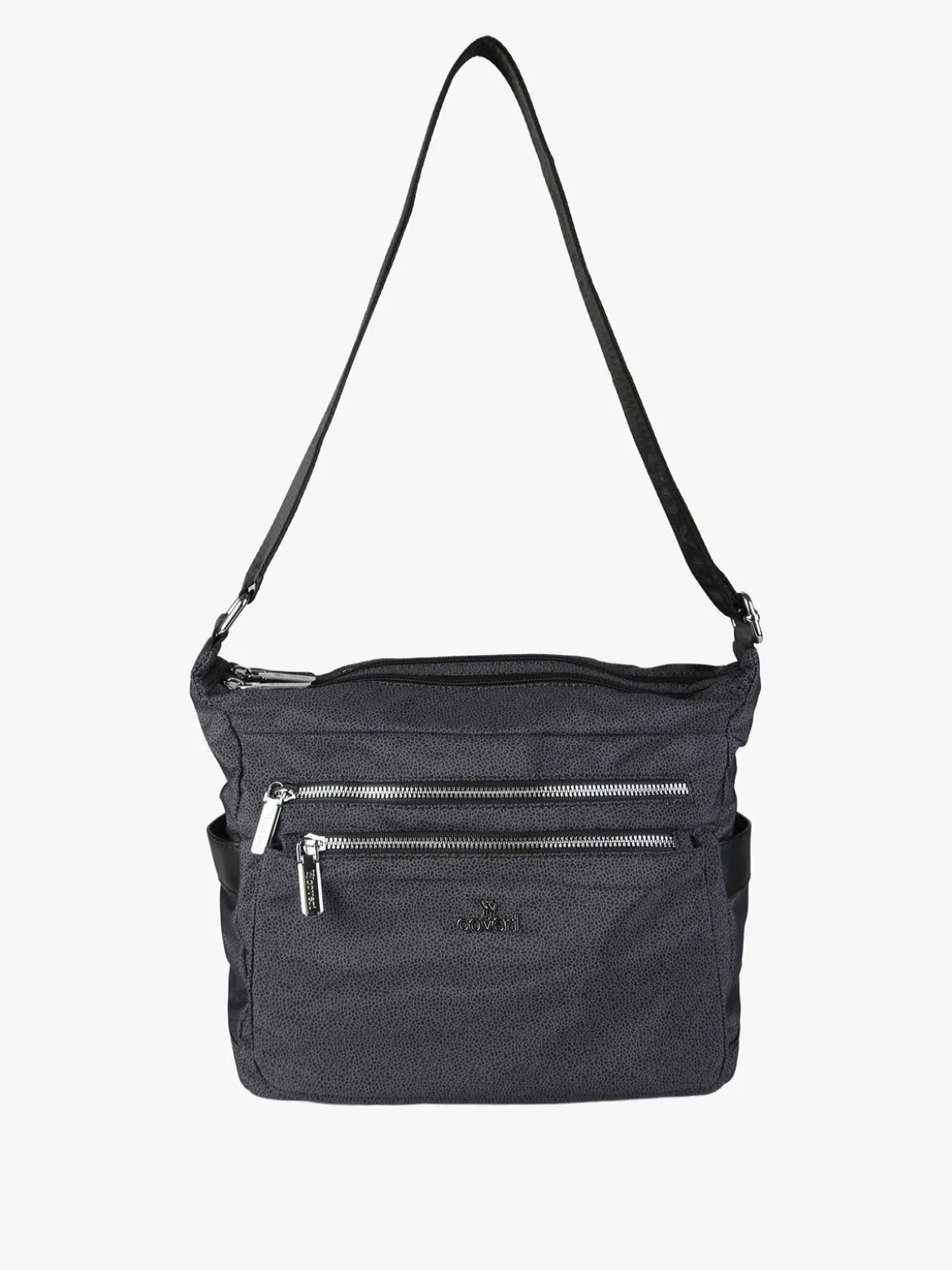 You Young Coveri Borsa a tracolla da donna in nylon - nero
