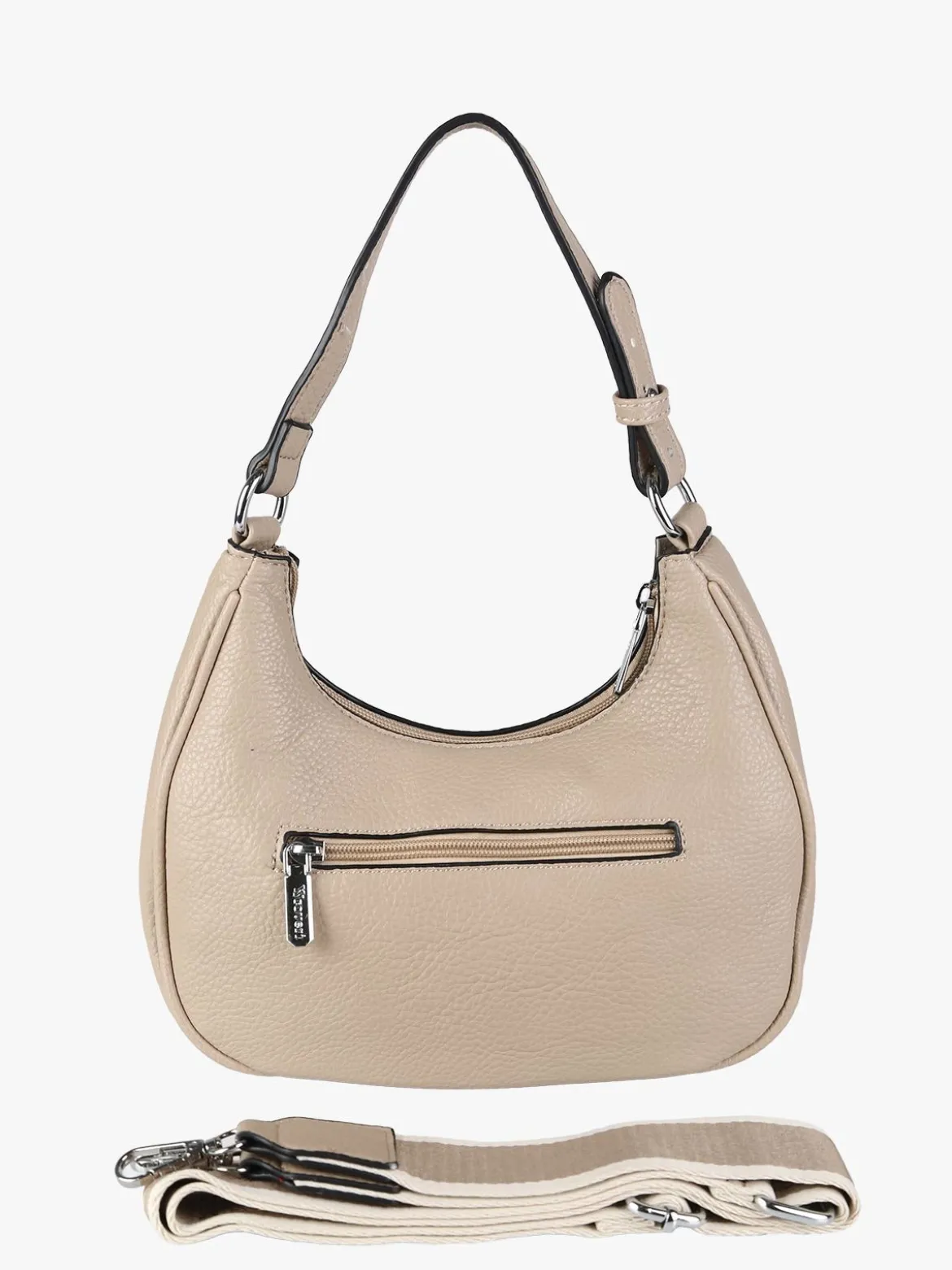 You Young Coveri Borsa donna mini hobo in ecopelle - taupe