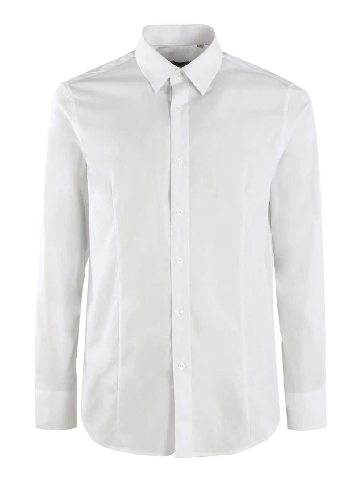 Y.Two Camicia da uomo in misto cotone a maniche lunghe